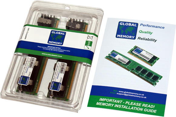 2GB (2 x 1GB) DDR2 800MHz PC2-6400 240-PIN ECC FULLY BUFFERED DIMM (FBDIMM) MEMORY RAM KIT FOR MAC PRO (EARLY 2008) - Click Image to Close